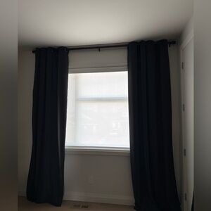 Urban Barn - 54” x 108” charcoal grey curtain panels